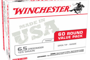 Winchester Ammo USA65CMVP USA Ready  6.5Creedmoor 125gr Open Tip 60 Per Box/4 Case *Value Pack