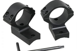 Talley 948749 Scope Mount/Ring Combo  Black Anodized Aluminum 1" Tube Kimber 84M Medium Rings 0 MOA