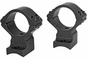 Talley 738749 Scope Mount/Ring Combo  Black Anodized Aluminum 30mm Tube Kimber 84M Low Rings Short Action 0 MOA