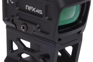 Viridian 9810060 RFX45  Black Anodized 1 x 24 mm x 15.5 mm 5 MOA Green Dot ACRO/Picatinny High 1/3 Cowitness Mount
