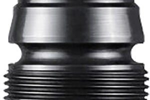 Dead Air DA125 Xeno Wee Brake Black Nitride 4140 HT Alloy Steel 1/2"-28 Threads 9mm