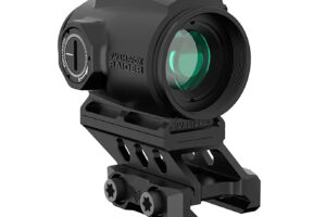 Swampfox Optics RMPS120GB Raider Micro Prism Black 1x 20mm Tube Bullet Rise Compensation Reticle Green Laser