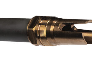 Q LLC ACCFH3/4-24 Flash Hider  7.62 Steel 3/4"x24 Threads 2.13" OAL