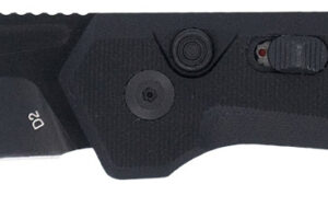 CobraTec Knives CTNAJBLK Naja  3.50" Folding Plain Black Powder Coated D2 Steel Blade, 4.75" Black G10 Scales Handle