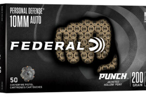 Federal PD10P1G Punch  10mmAuto 200gr Jacketed Hollow Point 50 Per Box/10 Case