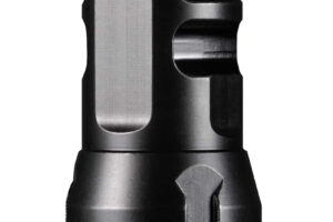 Dead Air DA103 KeyMo Muzzle Brake Black Nitride 4140 HT Alloy Steel 3/4"x24 Threads 338 Cal