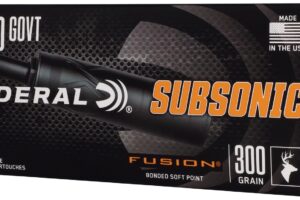Federal F4570FS1SUB   45-70Gov 300gr Fusion Soft Point 20 Per Box/10 Case