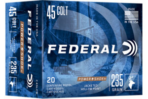 Federal C45LCB Power-Shok  45Colt 235gr Jacketed Hollow Point 20 Per Box/10 Case