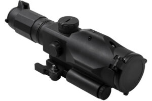 NcStar VSRTP3940GV3 SRT  Gen 3 Black Hardcoat Anodized 3-9x40mm Illuminated P4 Sniper Reticle Green Laser