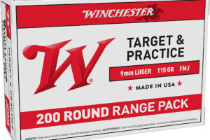 Winchester Ammo USA9W USA  9mmLuger 115gr Full Metal Jacket 200 Per Box/5 Case