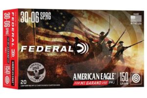 Federal American Eagle 250th Rifle Ammunition .30-06 Sprg 150gr FMJ  2740 fps 20/ct