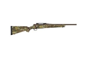 Mossberg Patriot Carbine .450 Bushmaster 4rd Capacity 18'' Cerakote Patriot Brown Threaded Barrel Multicam Synthetic Stock