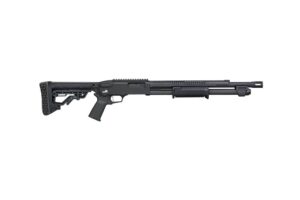 Mossberg 590R Stand Off Shotgun 12ga 6rd Capacity 18.5" Breacher Barrel AR Mil-Spec Stock
