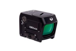 Viridian RFX44 Compact Closed Emitter Green Dot Sight w/ Picatinny High Mount