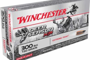 Winchester Deer Season XP Rifle Ammunition .300 AAC Blackout 150 gr PT 1900 fps 20/ct