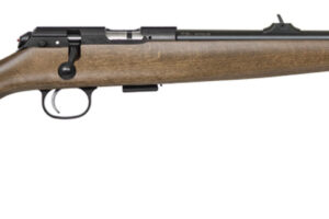 CZ-USA 02335 CZ 457 Scout Youth 22 LR 1rd 16" Black Nitride Steel Threaded Barrel Black Nitride Steel Receiver Beechwood Fixed American Style Stock Right Hand