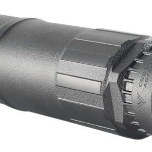 CGS Suppressors CGSHELIOSQDTI Helios QD 36 Cal 1.75" Diameter, Titanium with Black PVD Finish, 5/8"-24 tpi & 1/2"-28 tpi Thread Pattern