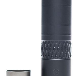 Rugged Suppressors AK360 Alaskan360  36 Cal 1.60" D, Rated Up to 338 Lapua, 130.80 dB (308 Win), Black Stainless Steel, R.U.M. Mount Included