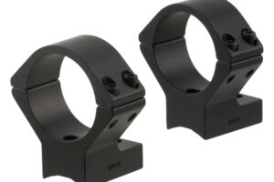 Talley 740725 Scope Mount/Ring Combo Black Anodized 30mm Tube Savage Round Receiver with AccuTrigger (110 Series/A17/A22) Medium Rings