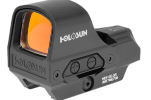 Holosun HE510CGR 510 Black 1 x 0.91" x 1.26" 2 MOA Green Dot/65 MOA Circle Multi Reticle