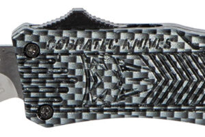 CobraTec Knives SCFCTK1STNS CTK-1  Small 2.75" OTF Tanto Plain D2 Steel Blade/Carbon Fiber Aluminum Handle Features Glass Breaker Includes Pocket Clip