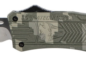 CobraTec Knives MADCCTK1MDNS CTK-1 Medium 3" OTF Drop Point Plain D2 Steel Blade/Army DigiCamo Aluminum Handle Features Glass Breaker Includes Pocket Clip