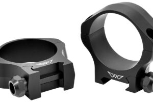 Warne 7250M Scope Rings Mountain Tech Matte Black 40mm Low 0 MOA