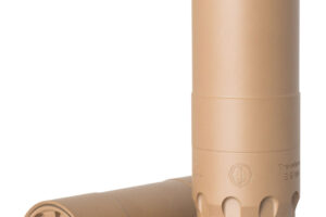 Rugged Suppressor OBSFDE9 Obsidian9  9mm Luger 1.37" Flat Dark Earth Cerakote 17-4 Stainless Steel 1/2"-28 tpi