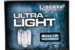 Liberty Ammunition LAUL9052 Ultra-Light  9mmLuger+P 50gr Lead Free Fragmenting Hollow Point 20 Per Box/10 Case