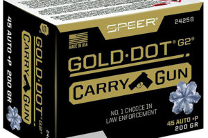 Speer 24258 Gold Dot Carry Gun 45ACP+P 200gr Hollow Point 20 Per Box/10 Case