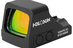 Holosun HS407KX2 407 Black Anodized 1 x 0.58" x 0.77" 6 MOA Red Dot