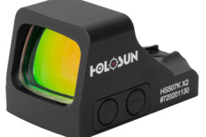 Holosun HS507KX2 507 Black Anodized 1 x 0.58" x 0.77" 2 MOA red Dot/32 MOA Circle Multi Reticle