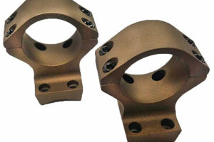 Talley HC730735 Scope Mount/Ring Combo Burnt Bronze Aluminum 30mm Tube X-Bolt Low Rings Short/Long Action 0 MOA
