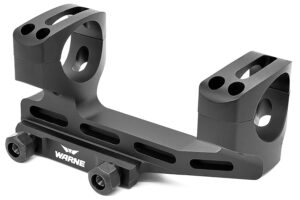 Warne SHXSKEL34TW X-SKEL Scope Mount/Ring Combo Black Anodized 34mm