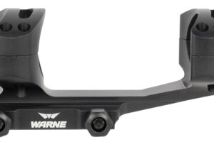 Warne XSKEL34TW X-SKEL Gen 2 Scope Mount/Ring Combo Black Anodized 34mm