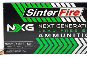 SinterFire Inc SF9100NXG Next Generation (NXG) 9mmLuger 100gr Lead Free Ball 50 Per Box/20 Case