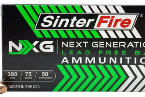 SinterFire Inc SF38075NXG Next Generation (NXG) 380ACP 75gr Lead Free Ball 50 Per Box/20 Case