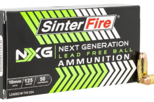 SinterFire Inc SF10125NXG Next Generation (NXG) 10mmAuto 125gr Lead Free Ball 50 Per Box/20 Case