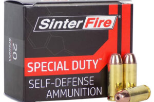 SinterFire Inc SF10125SD Special Duty (SD) 10mmAuto 125gr Lead Free Frangible Hollow Point 20 Per Box/10 Case