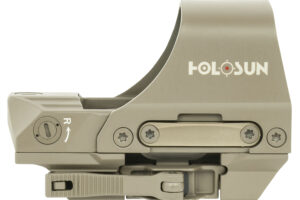 Holosun HS510CFDE 510 Flat Dark Earth 1x, 2 MOA Red Dot/65 MOA Circle Reticle