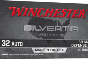 Winchester Ammo W32AST Silvertip  32ACP 60gr Jacketed Hollow Point 50 Per Box/10 Case