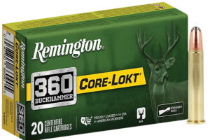 Remington Ammunition R27743 Core-Lokt  360Buckhammer 200gr Soft Point Core-Lokt 20 Per Box/10 Case
