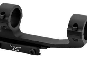 Warne V4011M MSR Scope Mount/Ring Combo Matte Black 1" 20 MOA