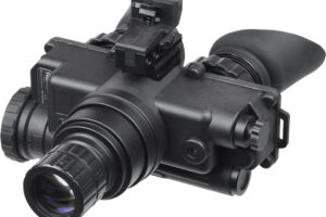 AGM Global Vision 12W7P122153211 Wolf-7 PRO NL1 Night Vision Goggles Black 1x 27mm, Generation 2+ Level 1, 45-54 lp/mm Resolution, Green Filter