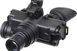AGM Global Vision 12W7P122154211 Wolf-7 PRO NW1 Night Vision Goggles Black 1x 27mm, Generation 2+ Level 1, 45-54 lp/mm Resolution, White Filter