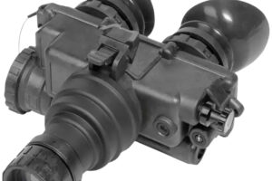 AGM Global Vision 12PV7122283011 PVS-7 NL1 Night Vision Goggles Black 1x27mm Generation 2+ Level 1, 51-64 lp/mm Resolution Green Filter