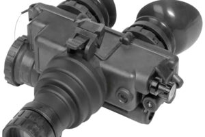 AGM Global Vision 12PV7123284111 PVS-7 3AW1 Night Vision Goggles Black 1x 27mm, Generation 3 White Phosphor Level 1, 64-72 Ip/mm Resolution White Filter