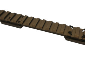 Talley PL0SB735 Picatinny Rail Smoked Bronze Cerakote 0.425" Front/0.500" Rear Fits X-Bolt Long Action 0 MOA