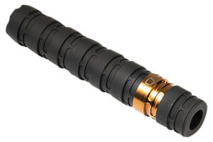 Q LLC SILE9BLACK Erect9r 9mm Luger 1.37" Black Aluminum w/Stainless Steel Baffles 1/2"-28 tpi