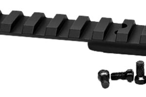 Warne V46815MOA Vapor Picatinny Rail Black Anodized Aluminum Savage 93/93R17/Mark II Rimfire "E", 15 MOA